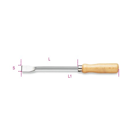 Beta Flat Scraper, Front Cut, 150mm 17170320